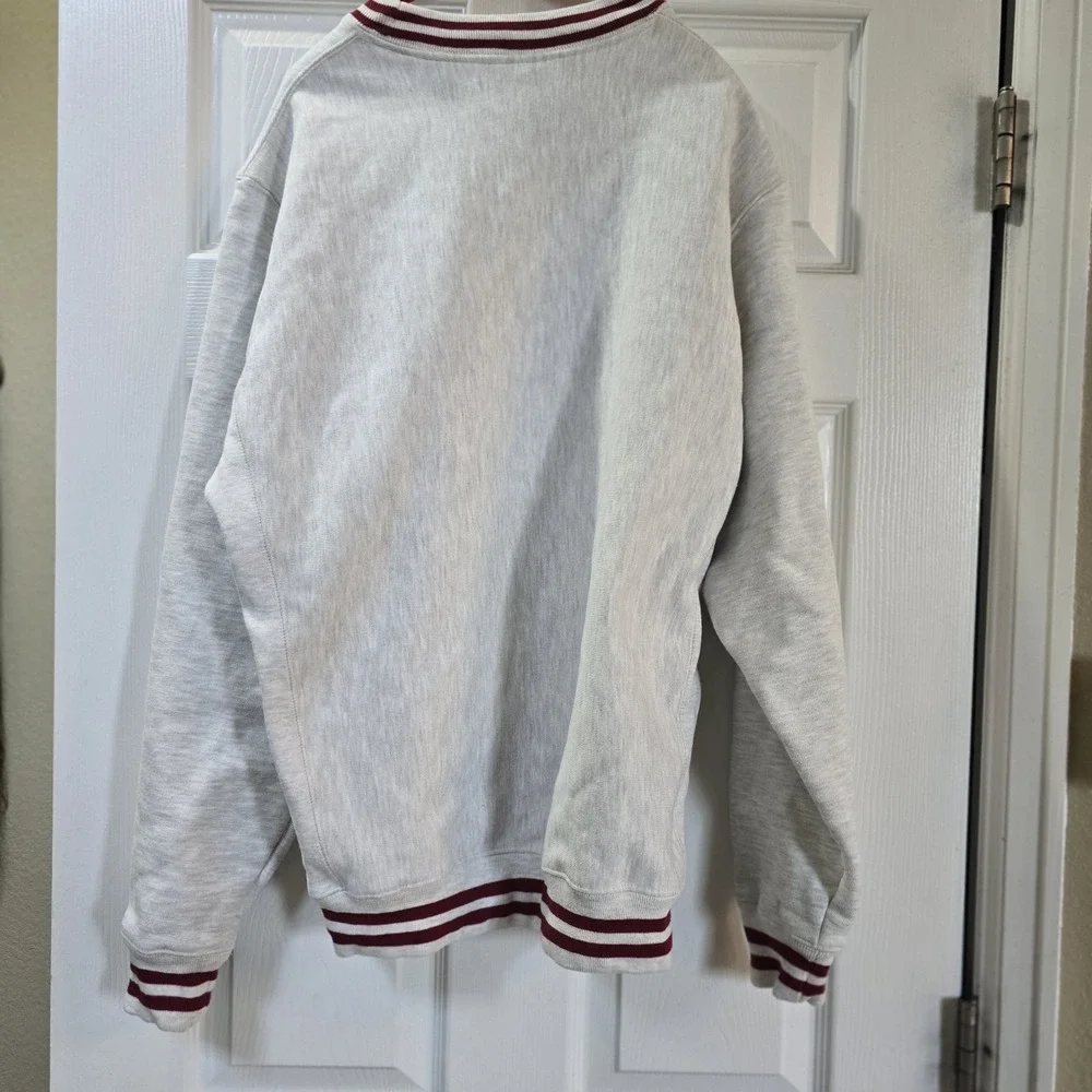 Champion Indiana Hoosiers Uni M crewneck Pullover Sweatshirt Reverse Weave - Picture 8 of 13